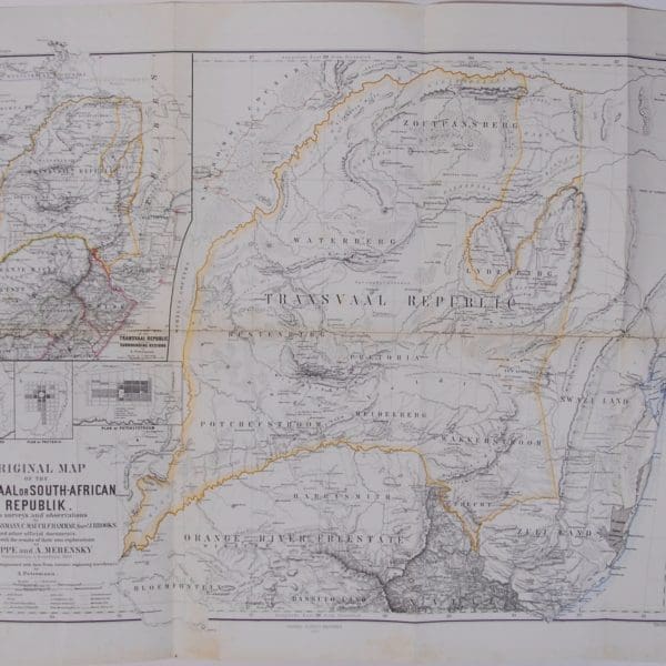 Die Transvaal'sche oder Süd-Afrikanische Republik. - Jeppe, Friedrich