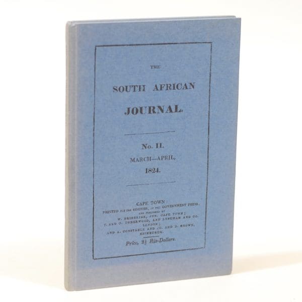 The South African Journal. No. II. March - April 1824 -
