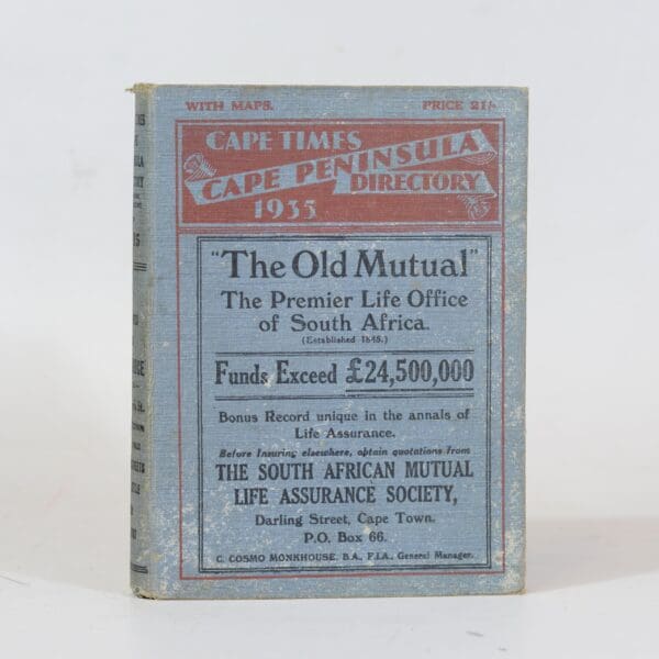Juta's Directory of the Cape Peninsula 1935 - Juta