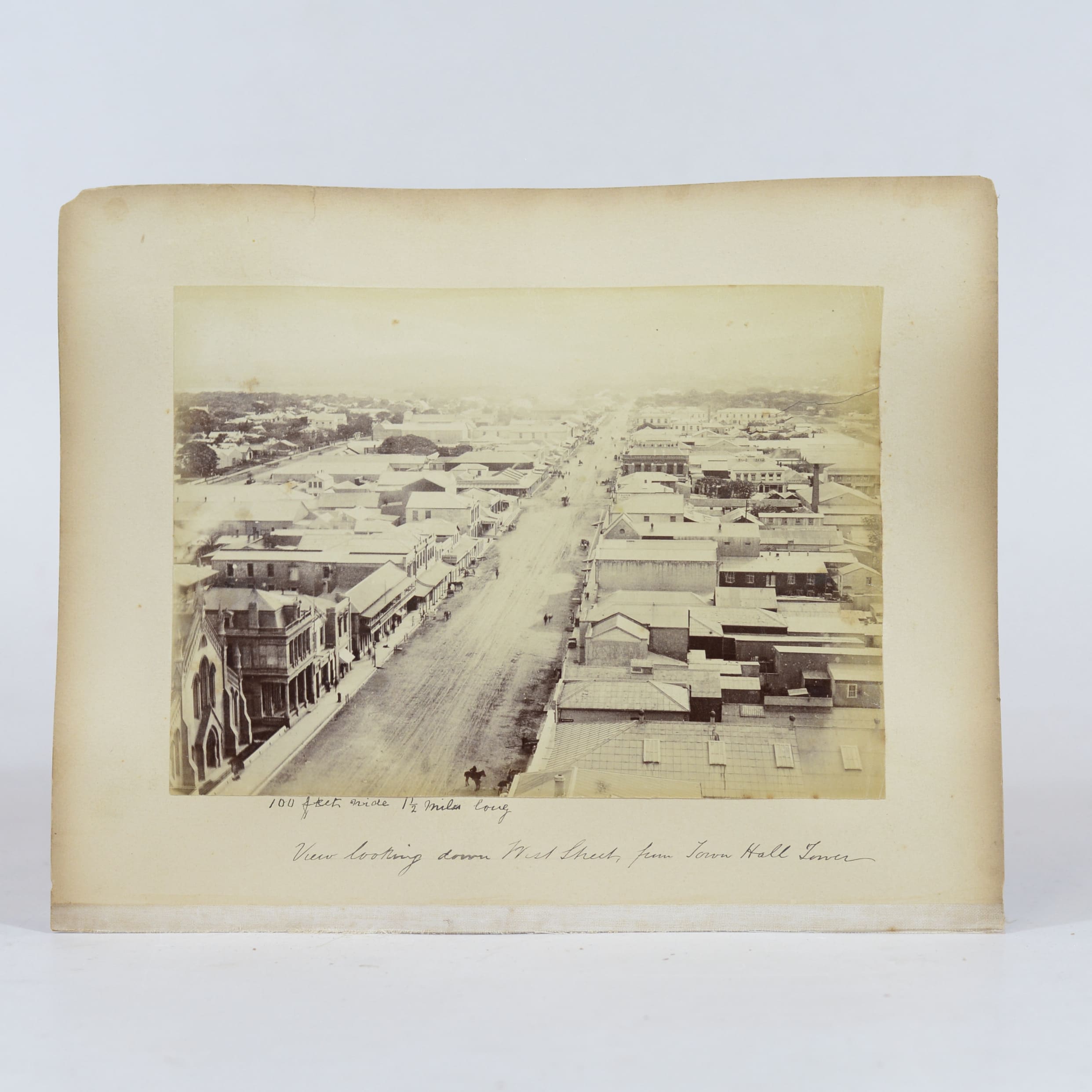 Two Original Late 19th Century Albumin Prints of Natal - Point and Durban - - Image 2