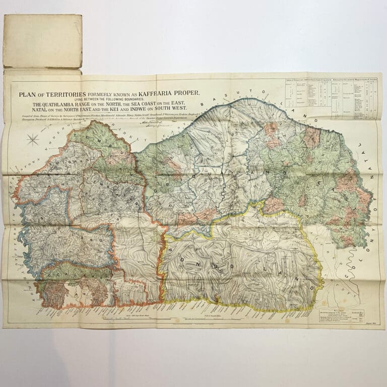 Plan of the Territories formerly known as Kaffraria Proper lying ...