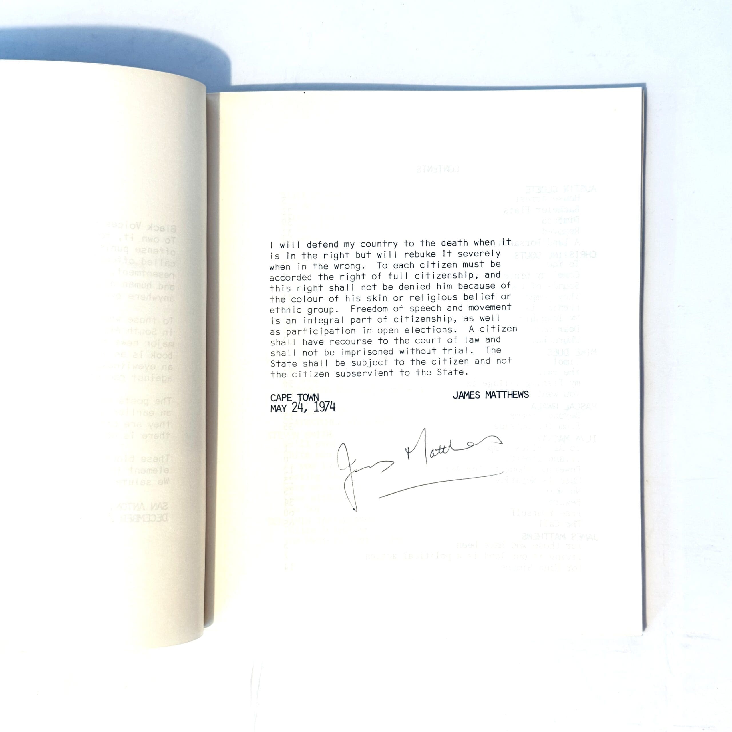 Black Voices Shout! An Anthology of Poetry (Signed) - Matthews, James (Ed) - Image 2