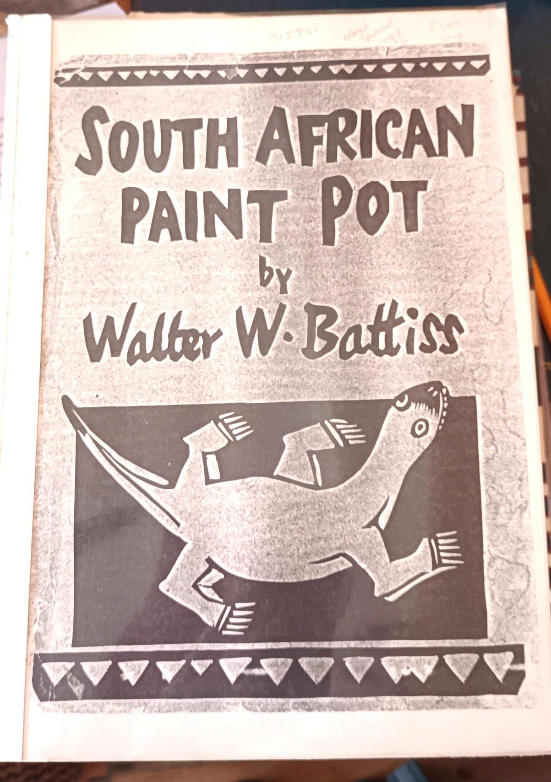 South African Paint Pot. - Battiss, Walter W