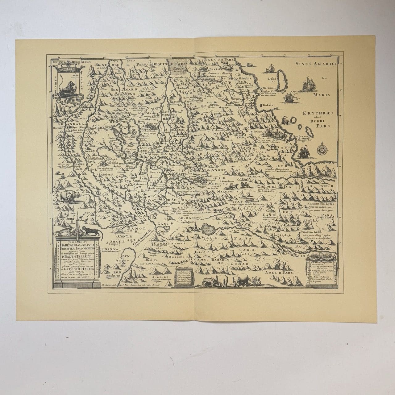 Presbyteri seu Abassia Presbyteri Johannis Regio... - Ludolf, Job