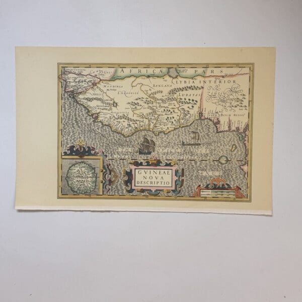 Guineae Nova Descriptio - Hondius, Jodocus