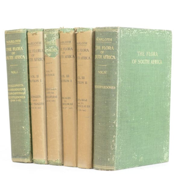 The Flora of South Africa. 4 volumes in 6 parts. - Marloth, Rudolf