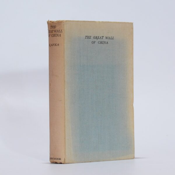 The Great Wall of China and other pieces - Kafka, Franz