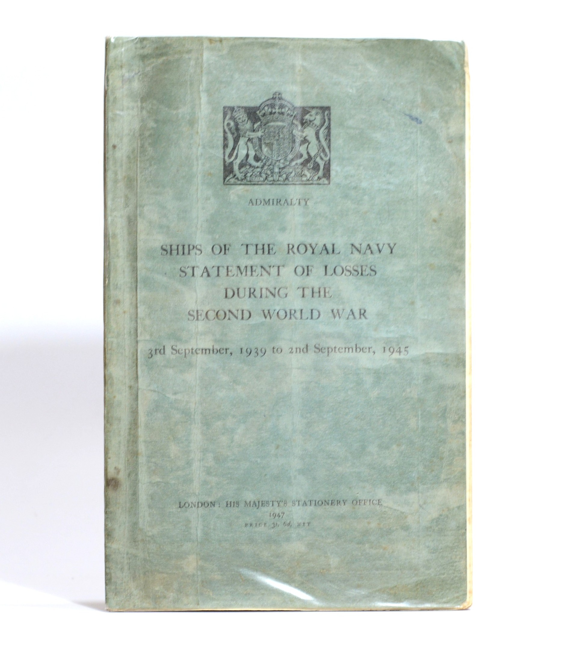 Ships of the Royal Navy Statement of Losses during the Second World War. - None identified