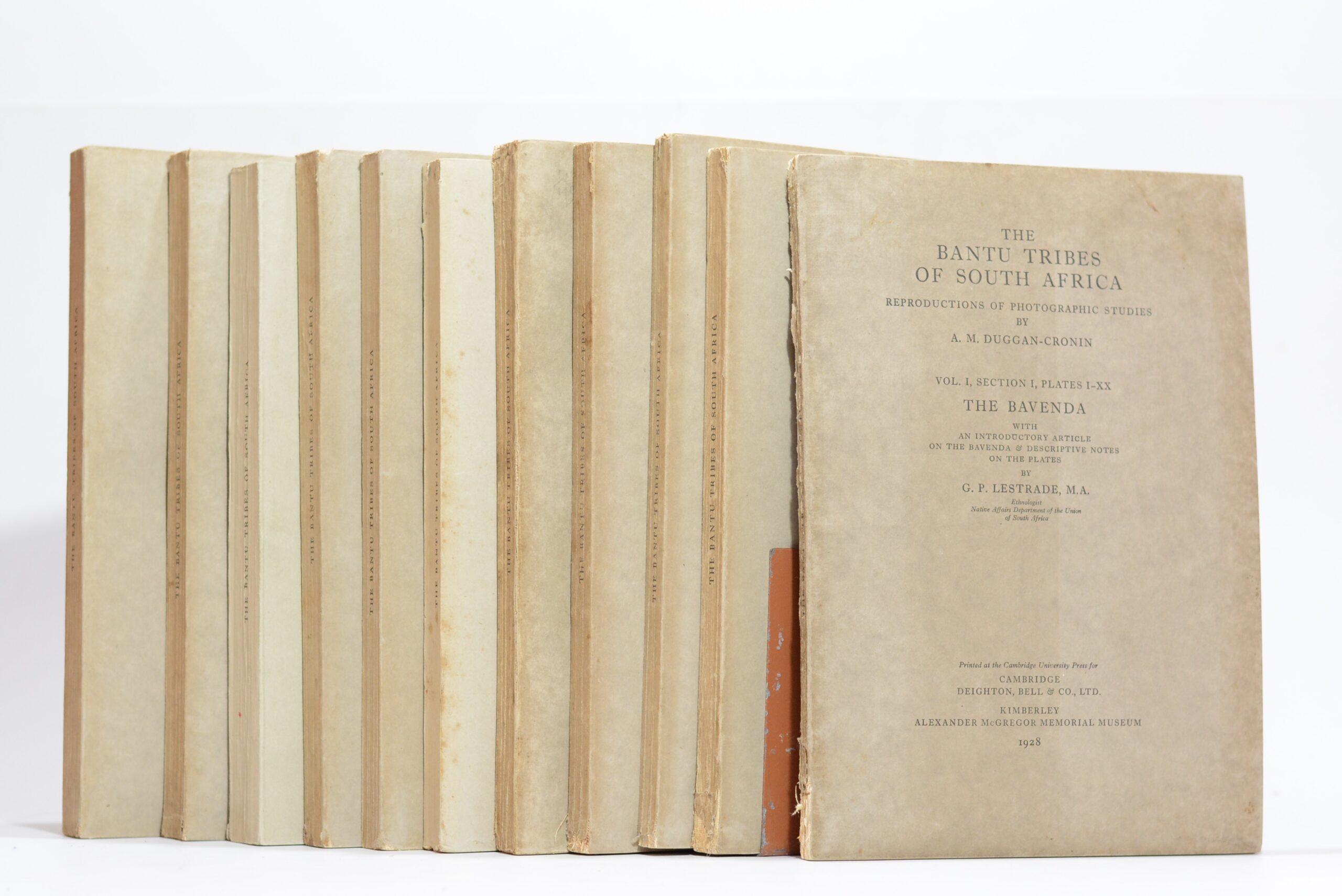 The Bantu Tribes of South Africa - Reproductions of Photographic Plates - Duggan-Cronin, A.M. (photog.), Lestrade, G.P., Eiselen, Junod, Malcolm, Bennie, Beemer, Wilson, Hammond-Tooke - Image 2