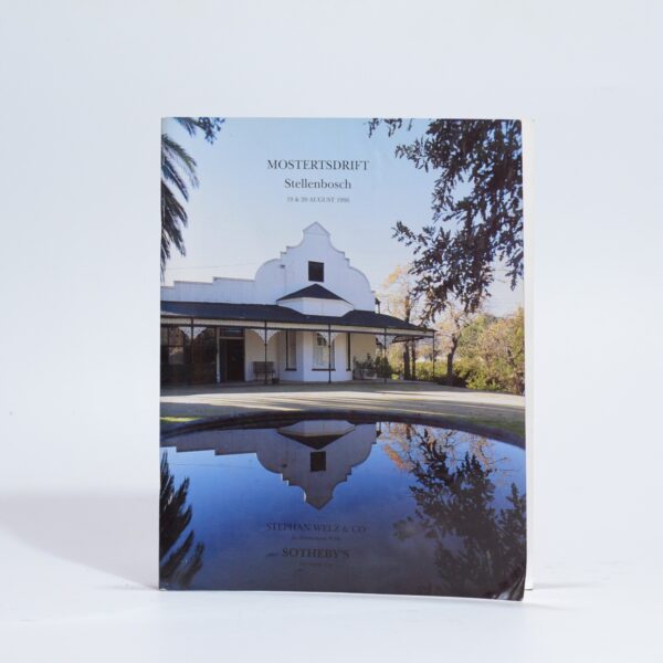 Mostertsdrift. Sale Catalogue - Stellenbosch 19 & 20 August 1996 -