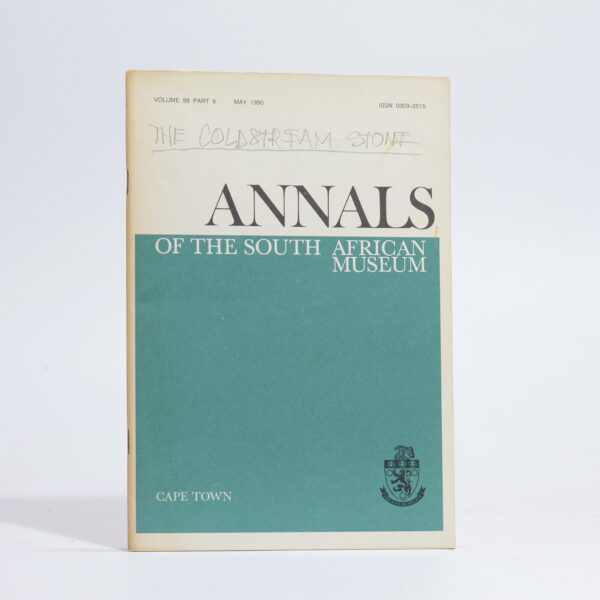 An Investigation of the 'Cold Stream Stone'. (Inscribed) - Wilson, M L & Van Rijssen, W J