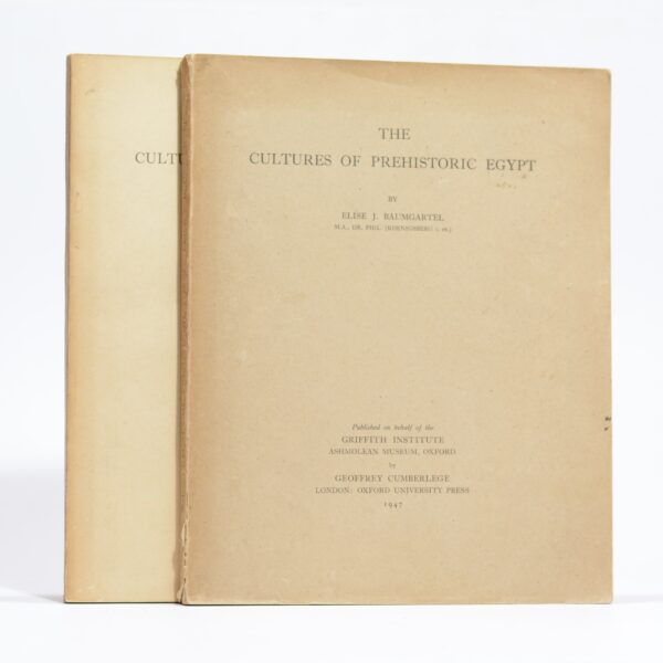 The Cultures of Prehistoric Egypt (2 vols) - Baumgartel, Elise J