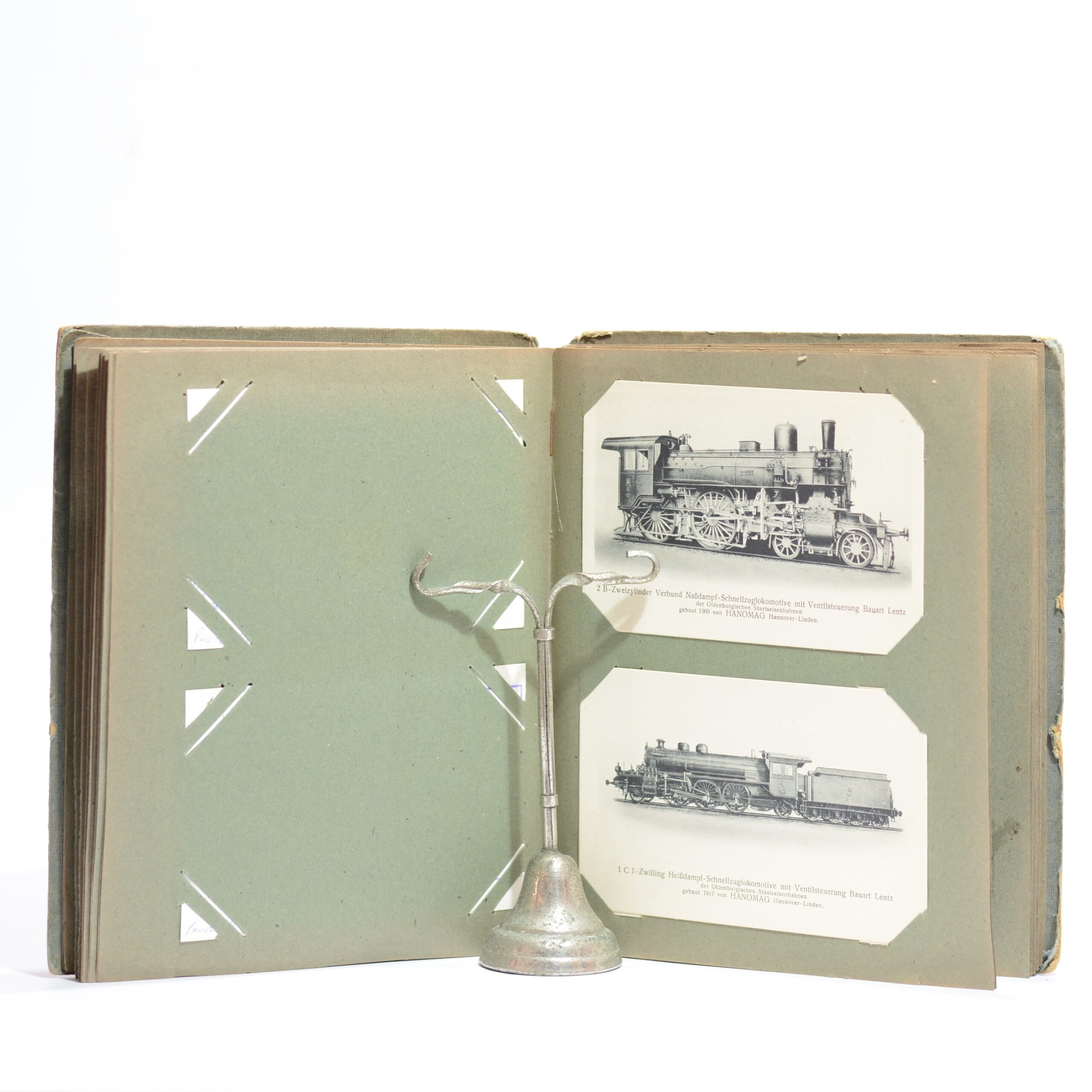 Album of Postcards and Photographs of Steam Locomotives - - Image 2