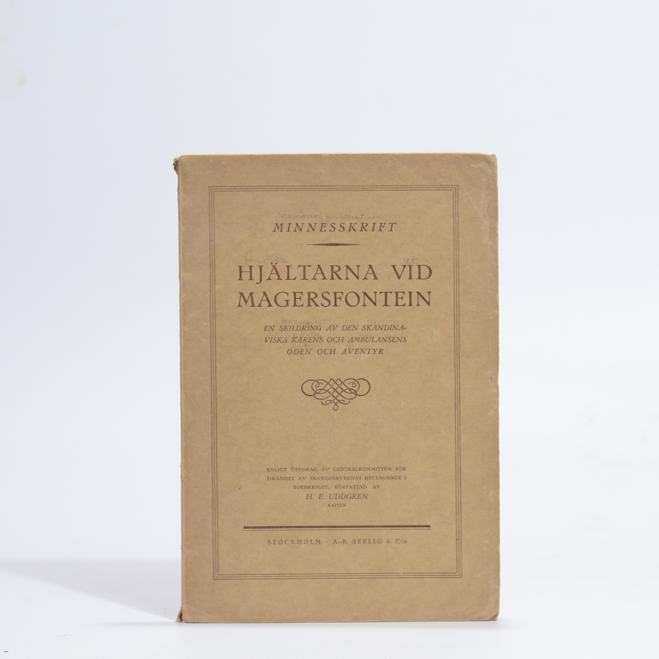 Hjältarna vid Magersfontein - Uddgren, H. E.