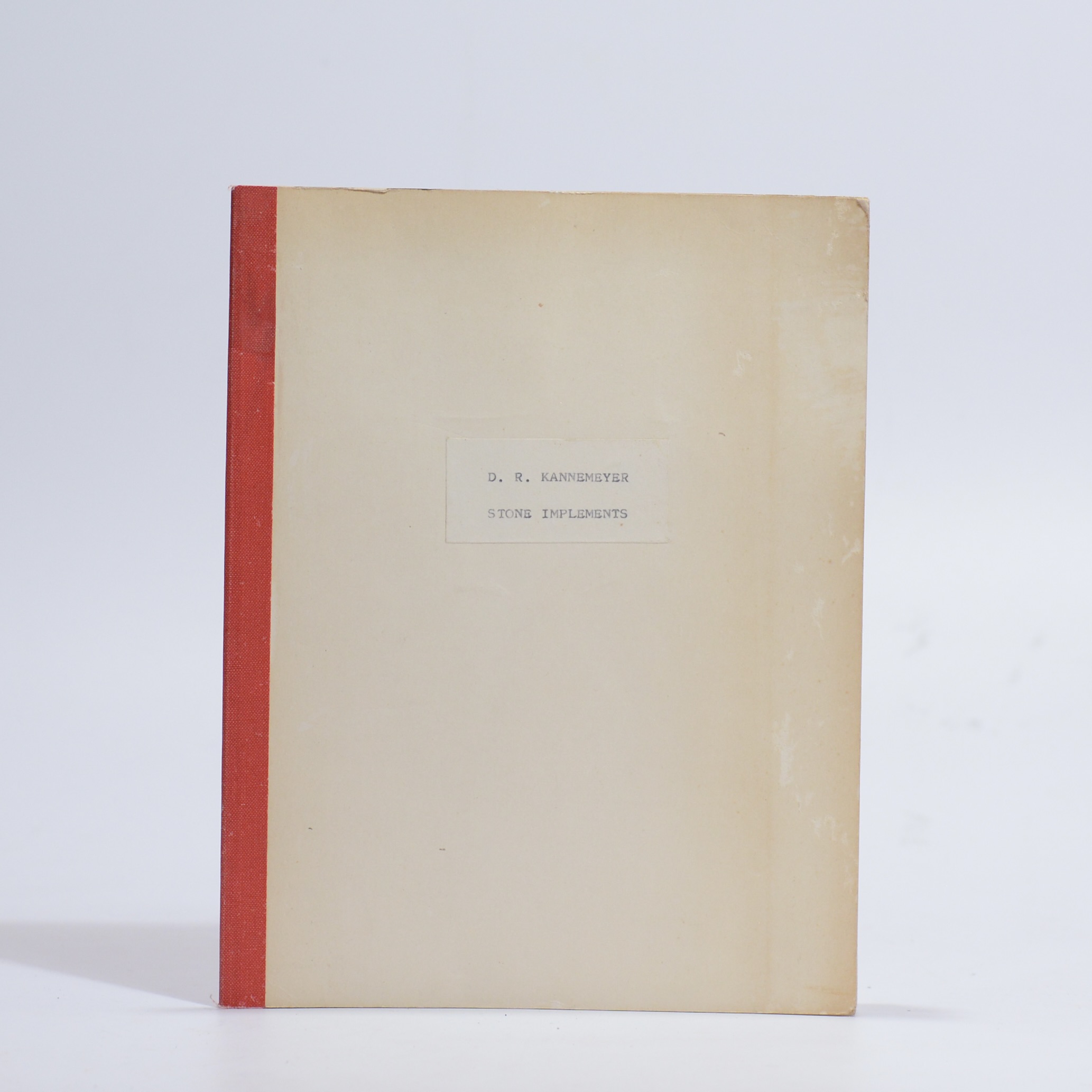 Stone Implements - Kannemeyer, D R
