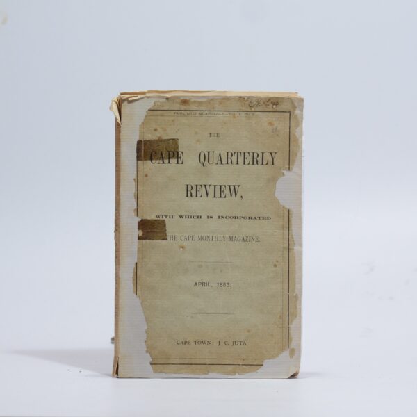 The Cape Quarterly Review with which is incorporated The Cape Monthly Magazine. April 1883. Vol. II. No. 2 - None identified