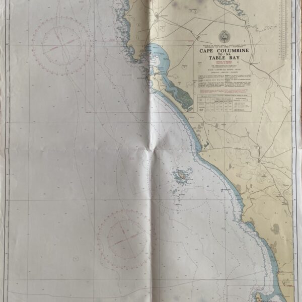 Chart. Cape Columbine to Table Bay. -