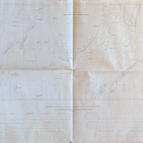 Bathymetric Chart of South African Oceanic Areas - Mallory, J.k, Simpson, E.S.W & Westhall, Erica