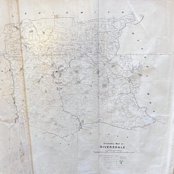 District Map Riversdale - [Neuman, Thomas C. (comp.), Templer Horne, J (Surveyor-General)]