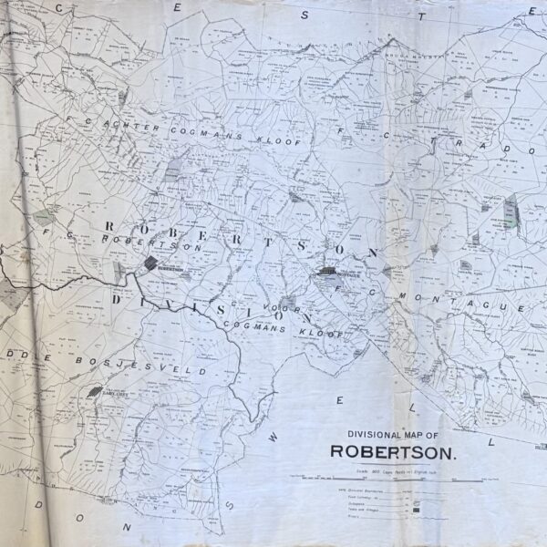 Divisional Map - Robertson, Montagu, Lady Grey (McGregor) -