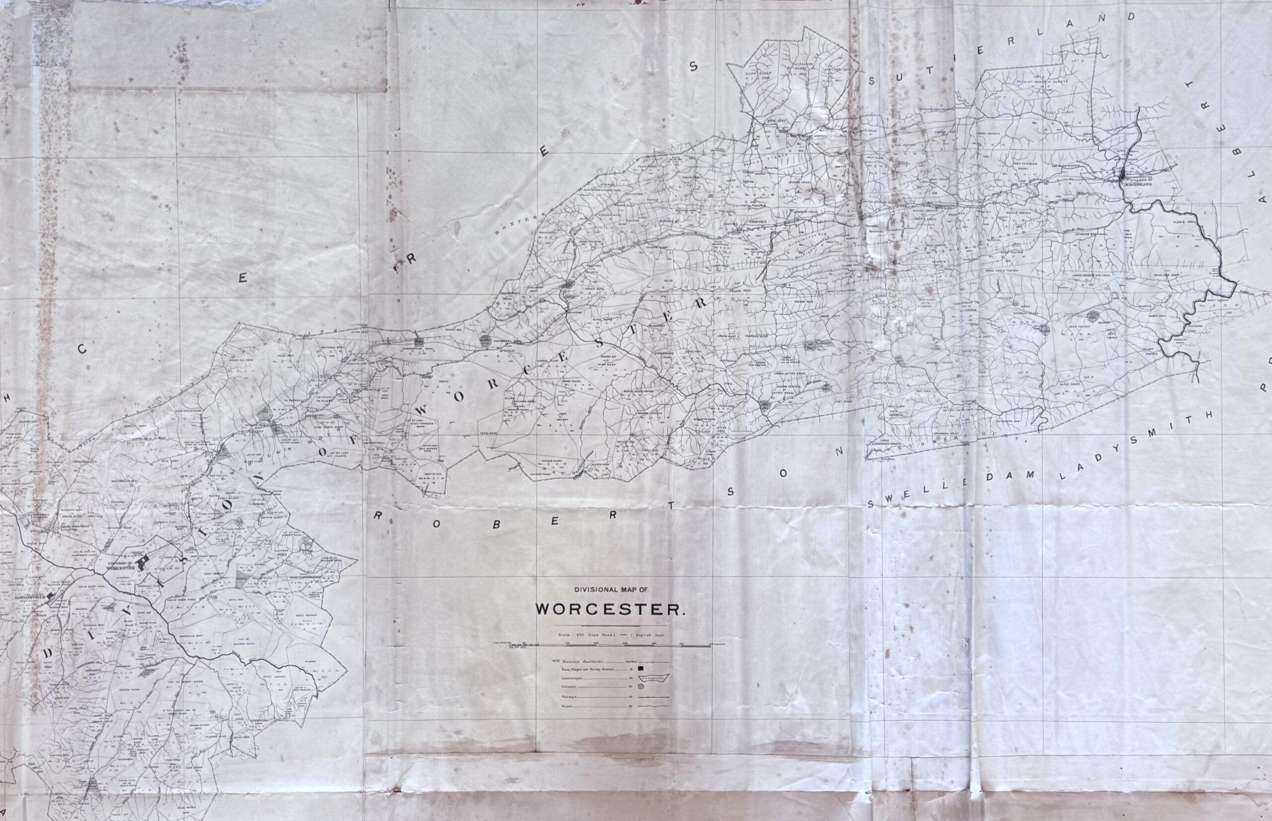 Divisional Map - Worcester -