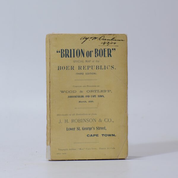 "Briton or Boer" Map. -