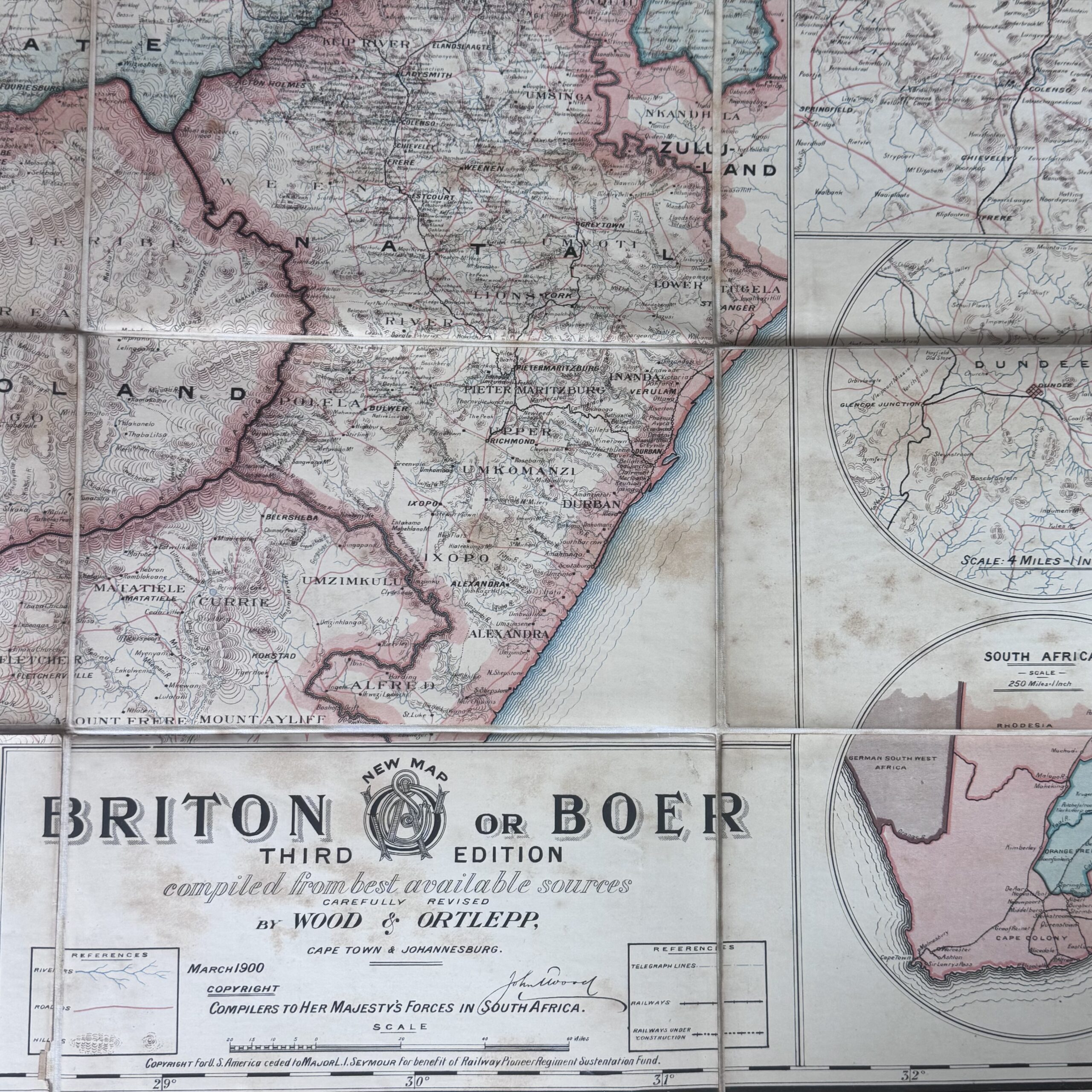 "Briton or Boer" Map. - - Image 2