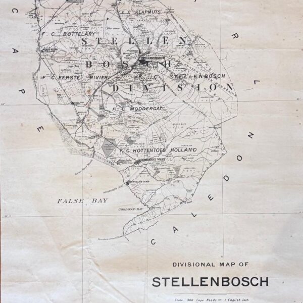 Divisional Map of Stellenbosch -