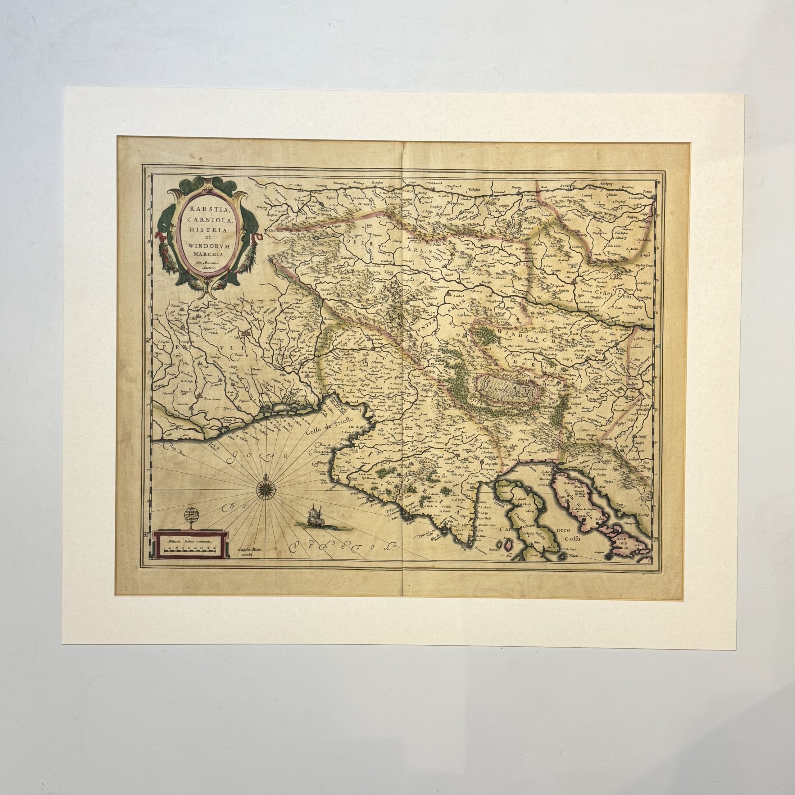 Karstia Carniola Histria et Windorum Marchia - Mercator, Gerardus and Blaeu, Willem Janszoon