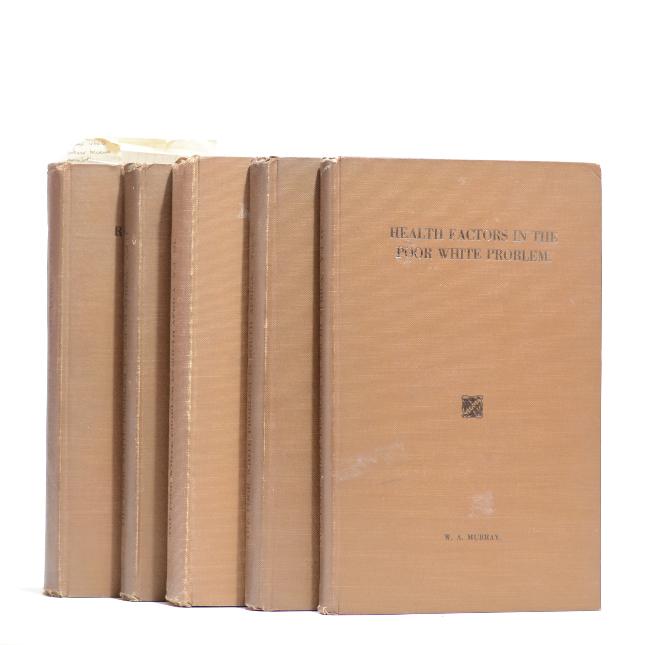 The Poor White Problem in South Africa. 5 vols. - Grosskopff, Wilcocks, Malherbe, Murray, Rothman