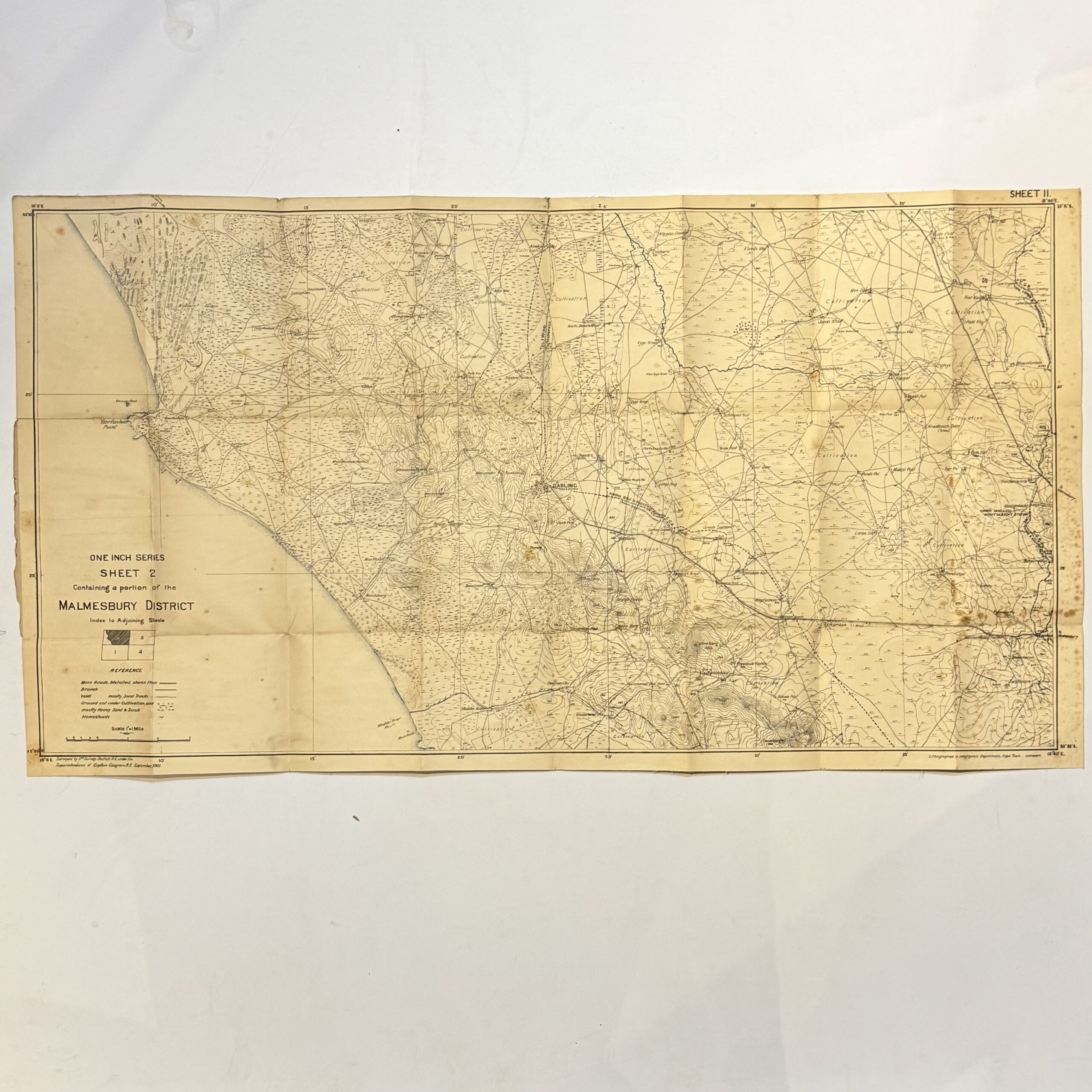 Map of the Malmesbury District. Sheet 2 of the One Inch Series. - Casgrain, Capt. - Image 2