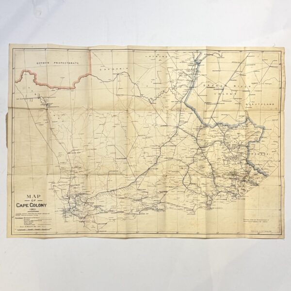 Map of the Cape Colony - Folding Map - Casgrain, Capt. R.H Du R