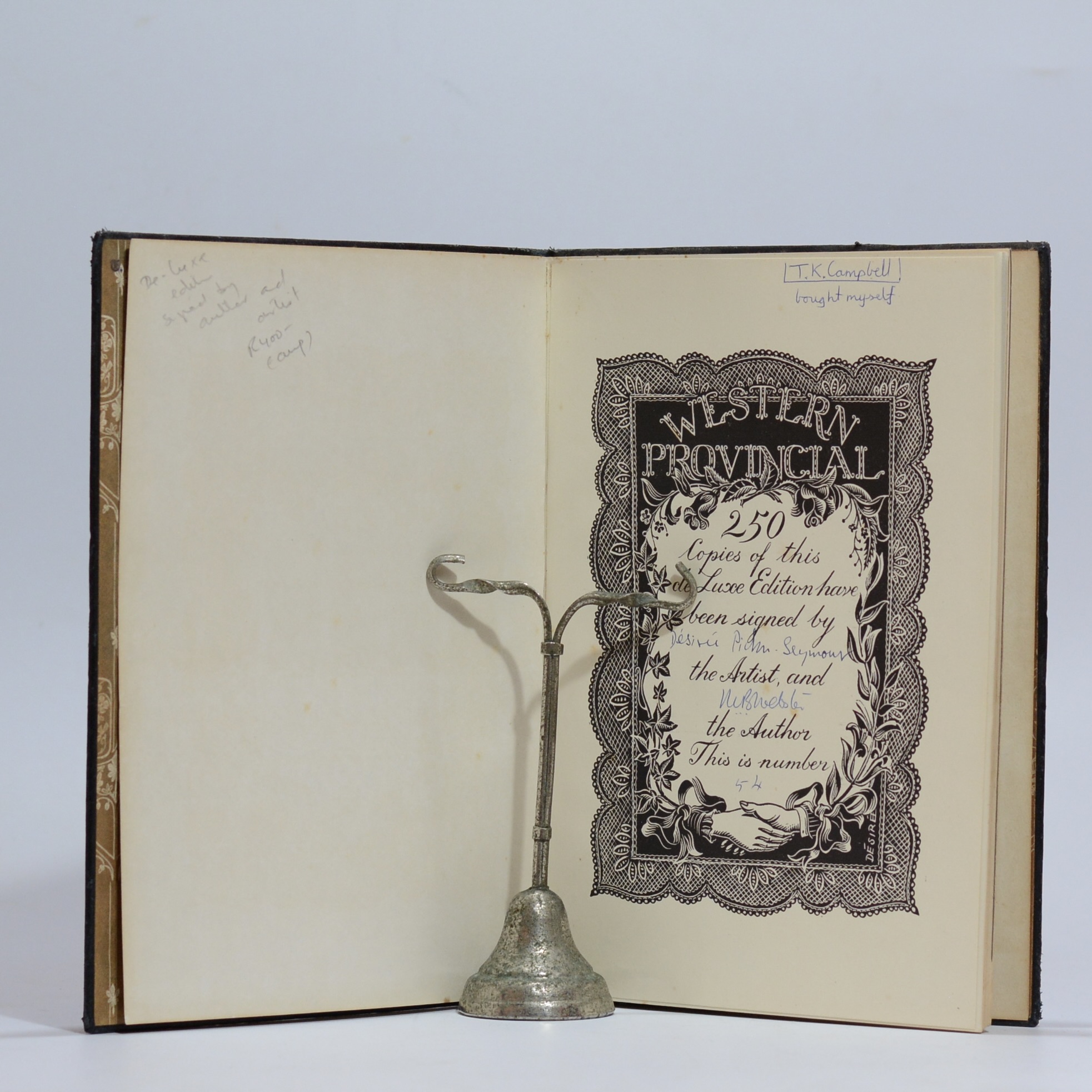Western Provincial. An Album of Paintings & Drawings of the Western Cape. De Luxe signed edition - Picton-Seymour, Desiree & Webster, RIB (text) - Image 2