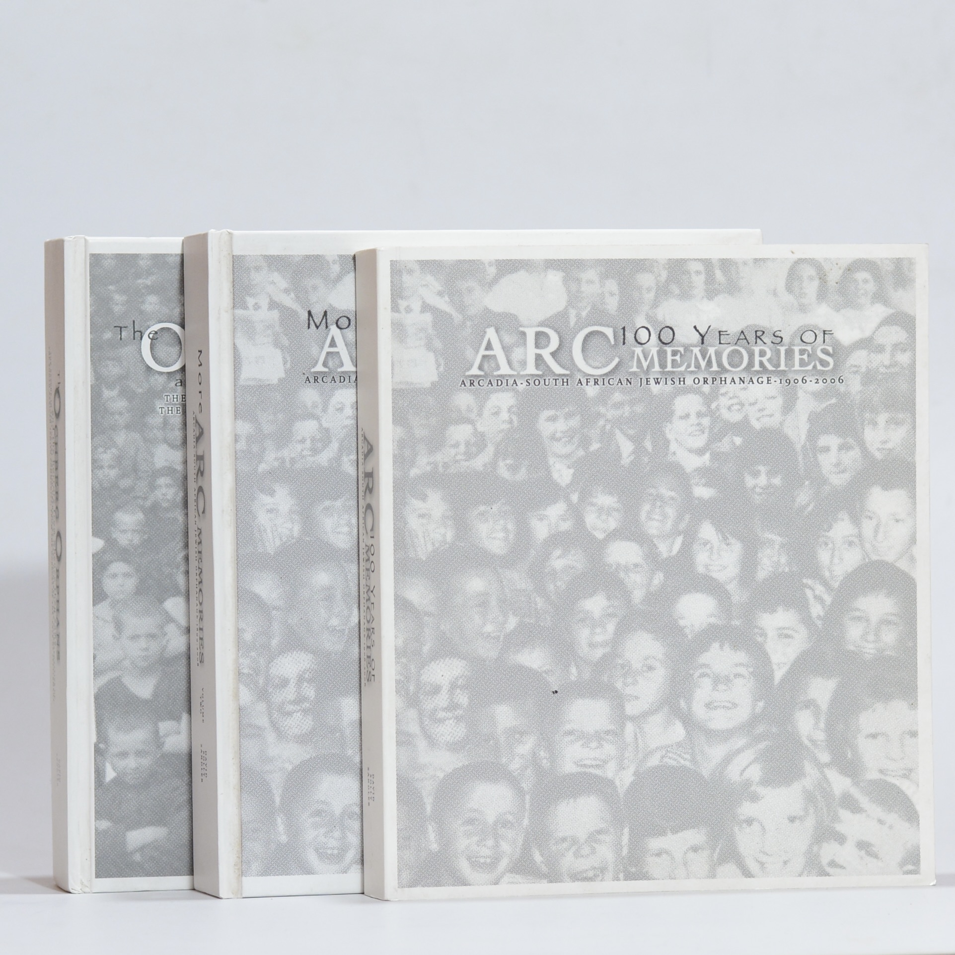 100 Years of ARC Memories, More ARC Memories and The Ochberg Orphans. 3 Volumes being The Arcadia Series - Sandler, David Solly